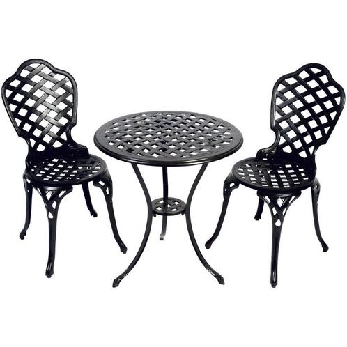 Bistroset Leeds Kensington, Huis en Inrichting, Stoelen, Zwart, Nieuw, Ophalen of Verzenden