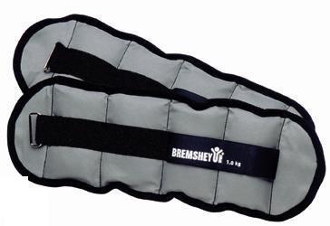 Tunturi Enkel- en polsgewichten - 2 x 1.5 kg - Grijs, Sport en Fitness, Overige Sport en Fitness, Verzenden