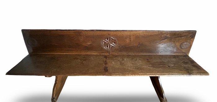 Bank - Walnoot, Antiek en Kunst, Antiek | Overige Antiek