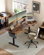 Zit sta bureau 140x60 cm - hoogte verstelbaar 72 t/m 120 cm, Verzenden, Nieuw