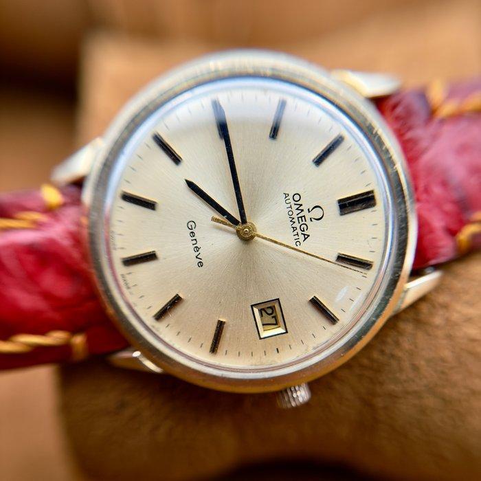 Omega - Genéve Automatic 10k RGP [Historic Engraving], Sieraden, Tassen en Uiterlijk, Horloges | Heren