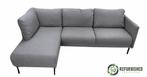 Compacte hoekbank grijs | 3-zits comfortbank, Huis en Inrichting, Banken | Bankstellen, Gebruikt, 125 tot 150 cm, Hoekbank, Driepersoons