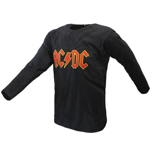 ACDC Massive Logo Dip Dye Longsleeve T-Shirt, Kleding | Heren, T-shirts, Verzenden