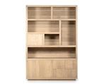 Kabinet Helsinki 150x42cm - naturel | Eleonora, Ophalen of Verzenden, Nieuw