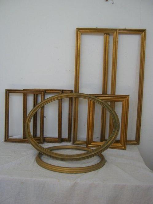Lijst (8) - Hout, blaadjeachtig, Antiek en Kunst, Curiosa en Brocante