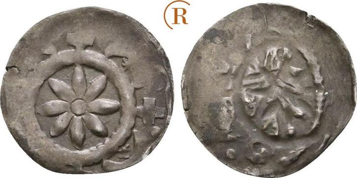 Pfennig Bamberg Bistum: Arnold von Solms, 1286-1296:, Postzegels en Munten, Munten | Europa | Niet-Euromunten, Verzenden