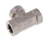 G 3/8 RVS T-stuk 250 Bar - Hydrauliek, Doe-het-zelf en Verbouw, Overige Doe-het-zelf en Verbouw, Verzenden, Nieuw