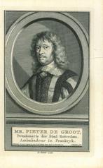 Portrait of Pieter de Groot, Antiek en Kunst, Kunst | Etsen en Gravures