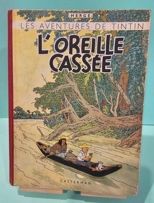 Tintin T6 - Loreille cassée (B1) - C - 1 Album - Herdruk -, Boeken, Stripboeken