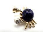 Broche - 18 karaat Geel goud, Witgoud - 0.08ct. tw. Diamant