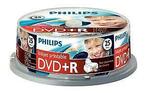 Philips | DVD+R | 4.7 GB | Inkjet Printable | 25 Stuks, Computers en Software, Beschrijfbare discs, Verzenden, Nieuw