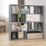 vidaXL Boekenkast/kamerscherm 105x24x102 cm grijs sonoma, Huis en Inrichting, Woonaccessoires | Kamerschermen, Verzenden, Nieuw