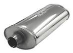 Demper Heavy ovaal 140/220 mm, lengte 500 mm Universeel RVS, Verzenden, Nieuw