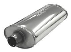 Demper Heavy ovaal 140/220 mm, lengte 500 mm Universeel RVS, Auto-onderdelen, Uitlaatsystemen, Nieuw, Verzenden