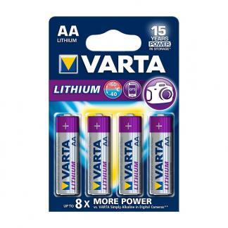 AA batterij - Varta - 4 stuks (Lithium, 1.5V), Doe-het-zelf en Verbouw, Gereedschap | Machine-onderdelen en Toebehoren, Nieuw