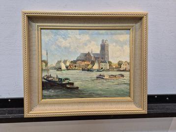 P.J.A.Wagemans (1879-1955) - Haven Dordrecht. beschikbaar voor biedingen