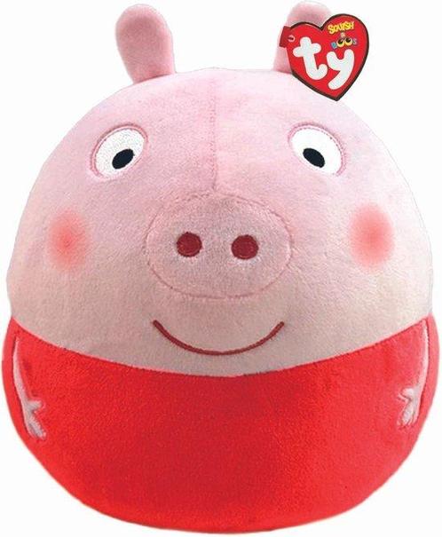 Ty Squish A Boo Knuffelkussen Peppa Pig Peppa 20 Cm, Kinderen en Baby's, Speelgoed | Overig, Verzenden