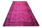 Levendig roze vintage - Vloerkleed - 265 cm - 145 cm - met, Nieuw
