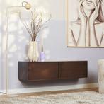 *WOONWINKEL* Starfurn Vision Walnoot Tv-meubel Hangend 120 C, Huis en Inrichting, Kasten | Televisiemeubels, Verzenden, Nieuw