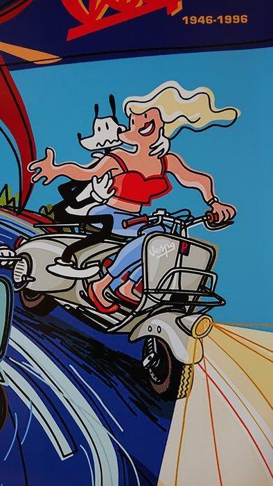 Javier Mariscal - Vespa aniversario, Antiek en Kunst, Kunst | Tekeningen en Foto's