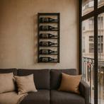 Wijnrek | 6 flessen | Wandmontage  | Rek voor muur | Staal, Huis en Inrichting, Woonaccessoires | Wijnrekken, Verzenden, Nieuw