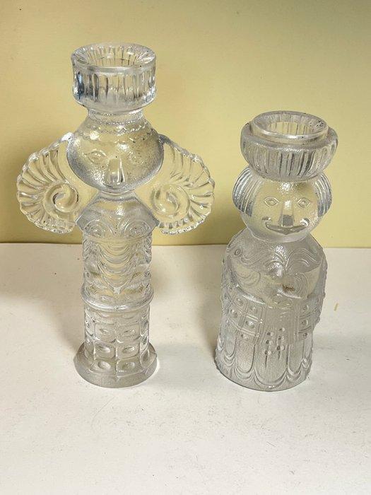 Rosenthal - Bjørn Wiinblad - Kandelaar (2) - Glas - Serie, Antiek en Kunst, Antiek | Glas en Kristal