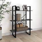 vidaXL Boekenkast met 3 schappen 80x30x105 cm massief, Huis en Inrichting, Kasten | Boekenkasten, Verzenden, 100 tot 150 cm, Nieuw
