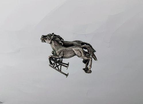 Jumping Stallion - Miniatuur figuur - .800 zilver, Antiek en Kunst, Antiek | Goud en Zilver