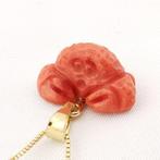 Koraal - Zilver - Hanger - Italiaans ambacht, Antiek en Kunst