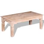 vidaXL Salontafel 110x60x45 cm massief acaciahout, 100 tot 150 cm, Verzenden, Nieuw, 50 tot 100 cm