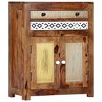 vidaXL Bijzetkast 60x30x75 cm massief sheeshamhout, Huis en Inrichting, Kasten | Buffetkasten, Verzenden, Nieuw, 50 tot 100 cm