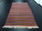 Oushak Turks gestreept Kilim-tapijt - Vloerkleed - 320 cm -