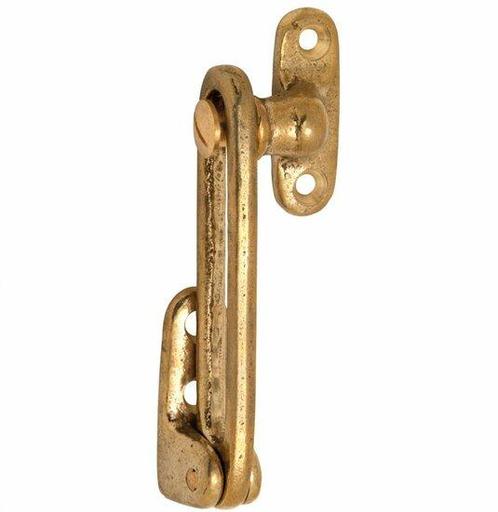 Raamschaar 140mm messing ongelakt, Doe-het-zelf en Verbouw, Hang- en Sluitwerk, Nieuw, Ophalen of Verzenden