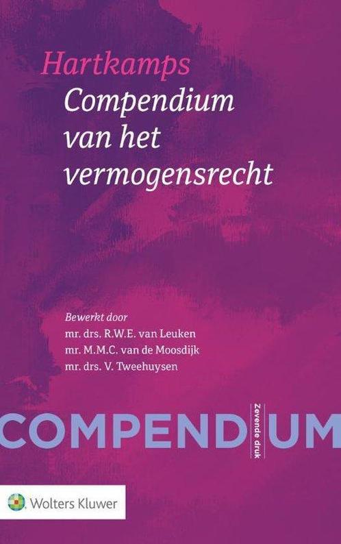 9789013117325 Hartkamps Compendium van het vermogensrecht, Boeken, Studieboeken en Cursussen, Zo goed als nieuw, Verzenden