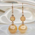 Zonder minimumprijs - Cocktail oorbellen - 14 karaat Geel