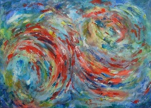 KarolArt - Cyclone, Antiek en Kunst, Kunst | Schilderijen | Modern