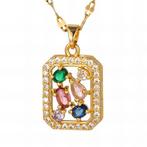 18K gold plated Stainless steel necklace, Intensity, Verzenden