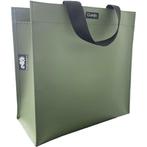 Clarijs shoppertas PVC 23L matt olijf, Fietsen en Brommers, Fietsaccessoires | Fietstassen, Verzenden, Nieuw
