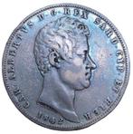 Italië, Savoye Carlo Alberto. 5 Lire 1842 Genova (Zonder