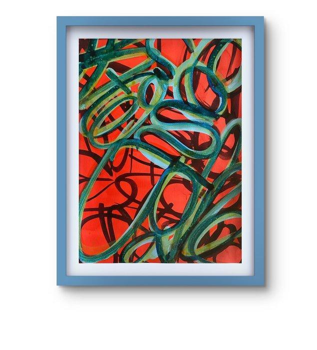 Khearts (XX) - No Name 003, Antiek en Kunst, Kunst | Schilderijen | Modern