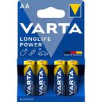 Varta AA (LR6) Longlife Power batterijen - 4 stuks, Nieuw, Ophalen of Verzenden
