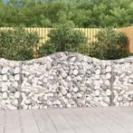 vidaXL Schanskorven 12 st gewelfd 200x30x100/120 cm ijzer, Tuin en Terras, 100 cm of meer, Verzenden, Nieuw, Metaal