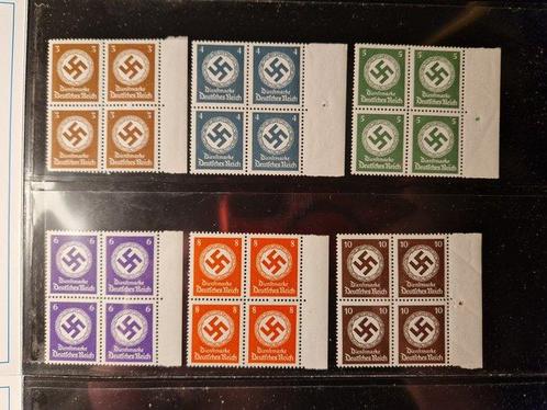 Duitse Rijk 1944 - Vierkante blokken met zijmarges, Postzegels en Munten, Postzegels | Europa | Duitsland