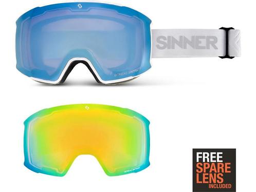 Sinner BOREAS skibril - Wit - Sintrast® Lens, Huis en Inrichting, Woonaccessoires | Overige, Zo goed als nieuw, Verzenden