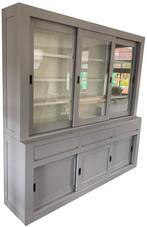 Buffetkast platinagrijs Enschede soft close 220cm, Ophalen of Verzenden, Nieuw