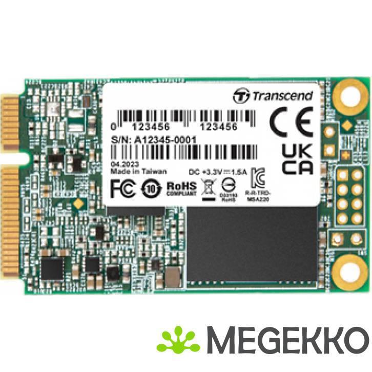 Transcend 220S mSATA 128 GB SATA III 3D NAND, Computers en Software, Harde schijven, Nieuw, Verzenden