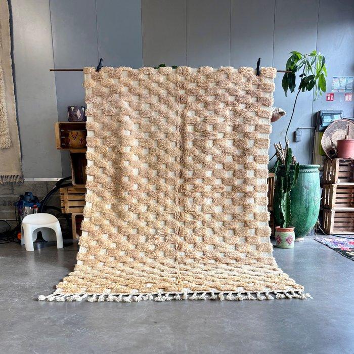 geblokte patroon Marokkaanse wollen tapijt - Vloerkleed -, Huis en Inrichting, Stoffering | Tapijten en Kleden