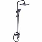 REA Regendouche Opbouwset - Mat Zwart - 26.5 cm - Luxe Ba..., Ophalen of Verzenden, Nieuw
