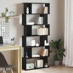 vidaXL Boekenkast Zwart Eiken 80x24x190,5 cm Engineered Wood, Huis en Inrichting, Verzenden, Nieuw, Overige houtsoorten