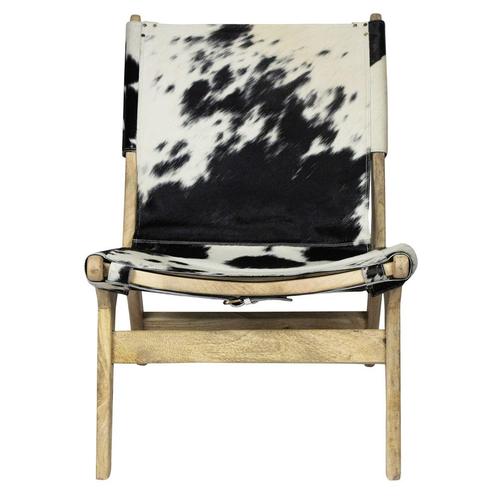 stoel relax koevel zwart/wit (zelfmontage), Huis en Inrichting, Woonaccessoires | Overige, Verzenden